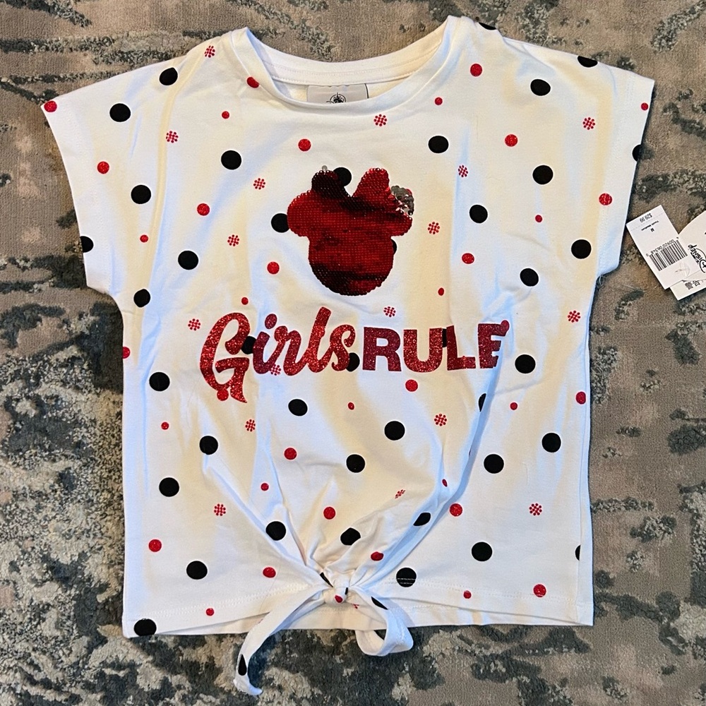 Girls Rule Polka Dot T-Shirt